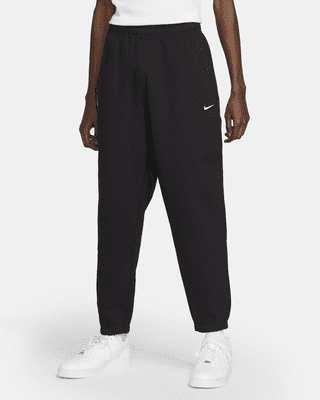 Grey Nike Joggers Sweatpants White Swoosh top